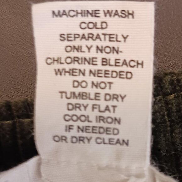 For the Republic Dark Green Corduroy Skirt, Button Front, Pockets, SZ 14, Preppy - Picture 11 of 11